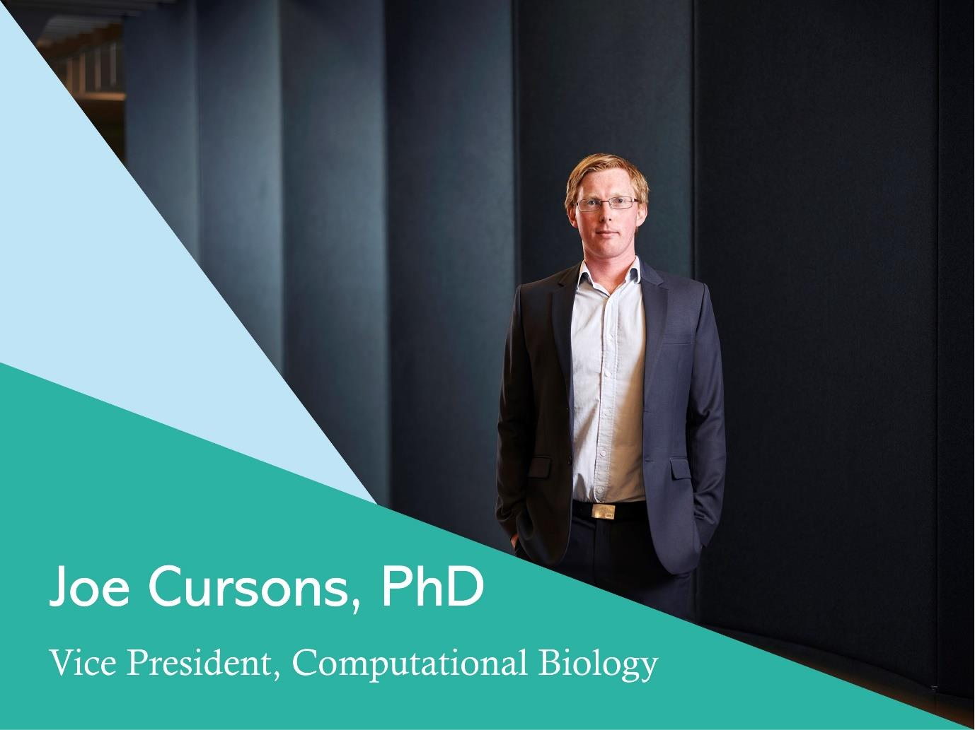 Joe Cursons promoted to Vice President, Computational Biology