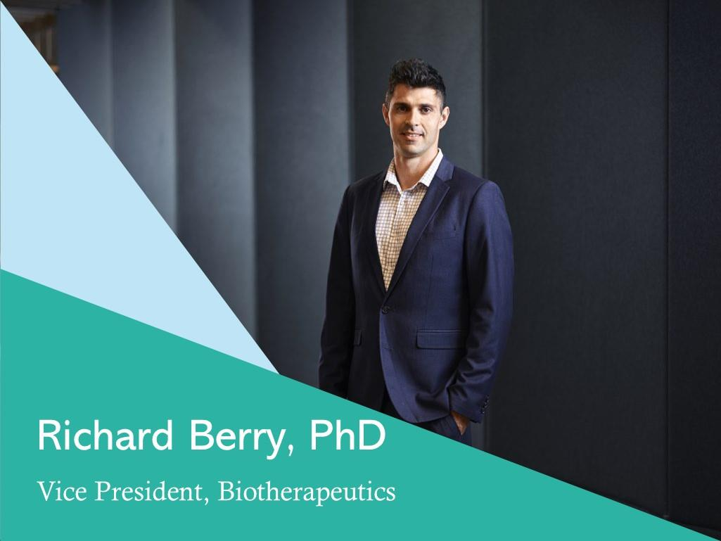 Richard Berry promoted to Vice President, Biotherapeutics